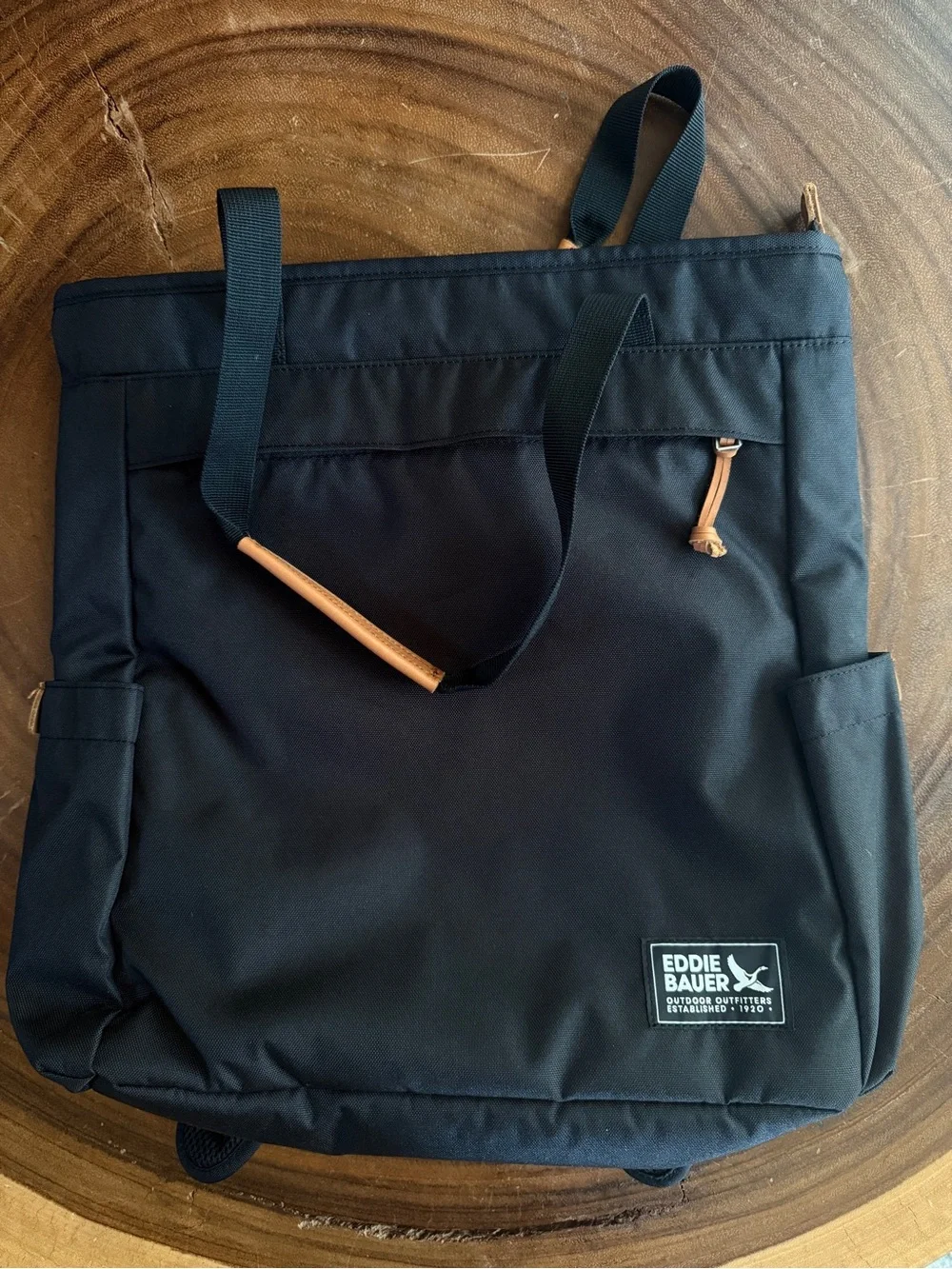 NWOT - Eddie Bauer Bygone Recycled Backpack Tote
